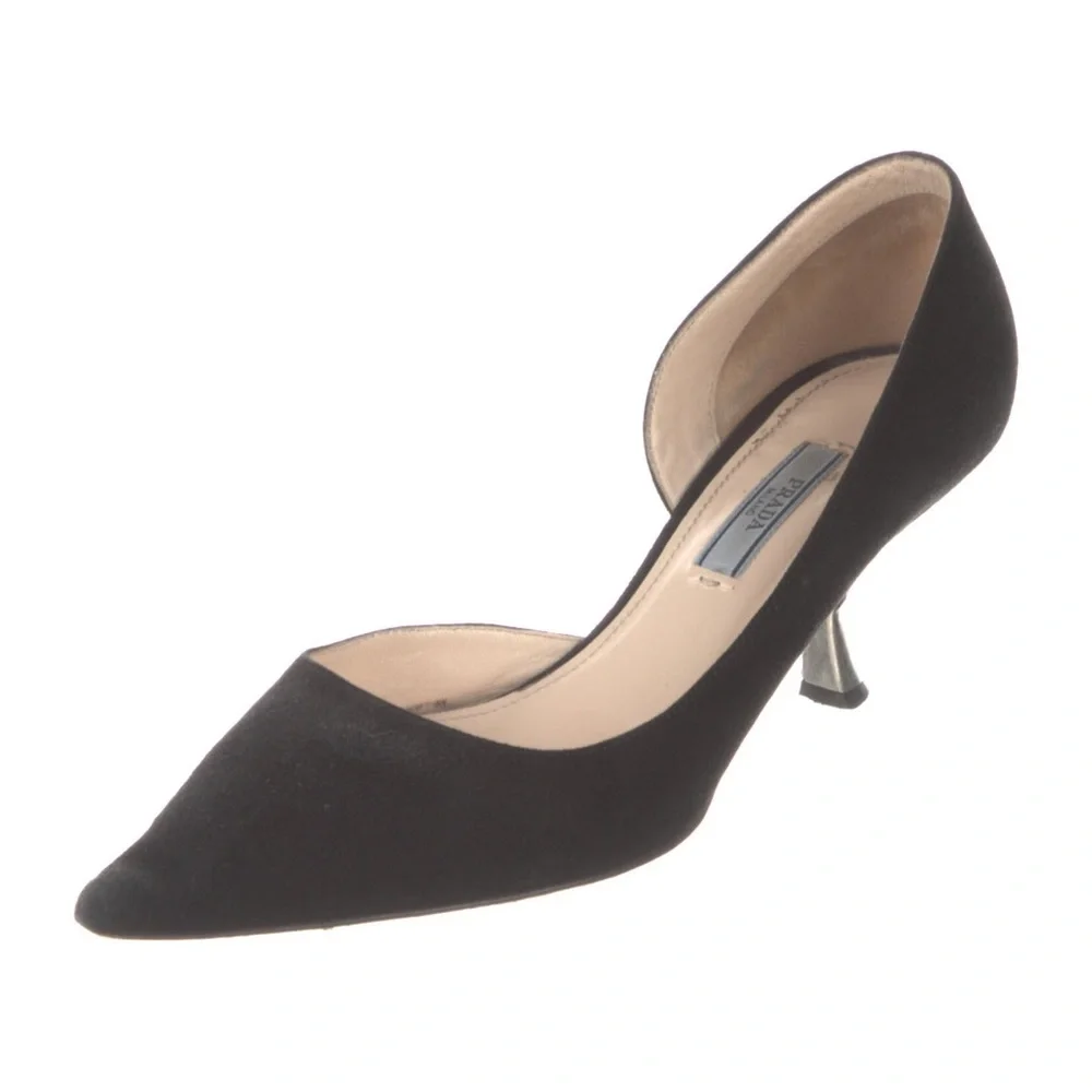 Prada D’Orsay Black Women's Heels - Picture 2 of 5